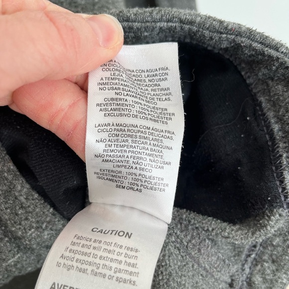 Columbia gray assymetric Fleece Hoodie zip up size XS - Picture 5 of 6